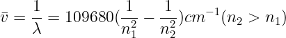 Rydberg Formula For Spectra -3